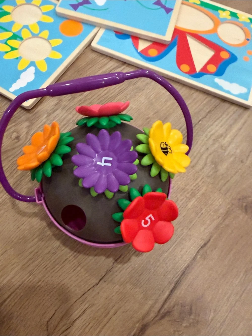 Kids Wooden Sensory Learning Toy Set - Multicolor